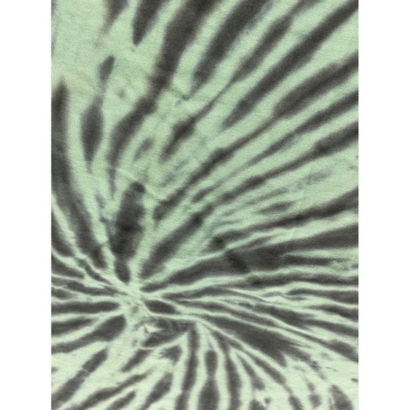 Vans Off The Wall Mens Large Green Tie Dye Graphic T-Shirt Classic Fit 1966 Sun - Picture 6 of 6